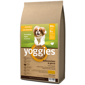 Yoggies Kalkoen met Gierst, koudgeperste MINI korrels met probiotica
